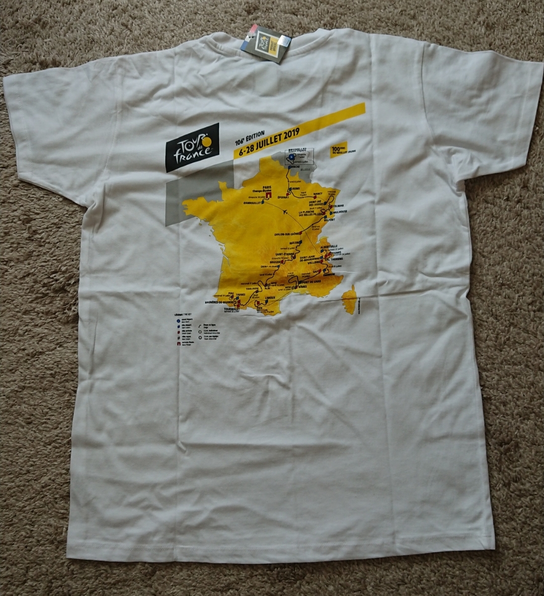 安い，新作 ツールドフランス オフィシャルＴシャツ Ｌ ラスト(その他)｜売買されたオークション情報、yahooの商品情報をアーカイブ公開 - オークファン その他