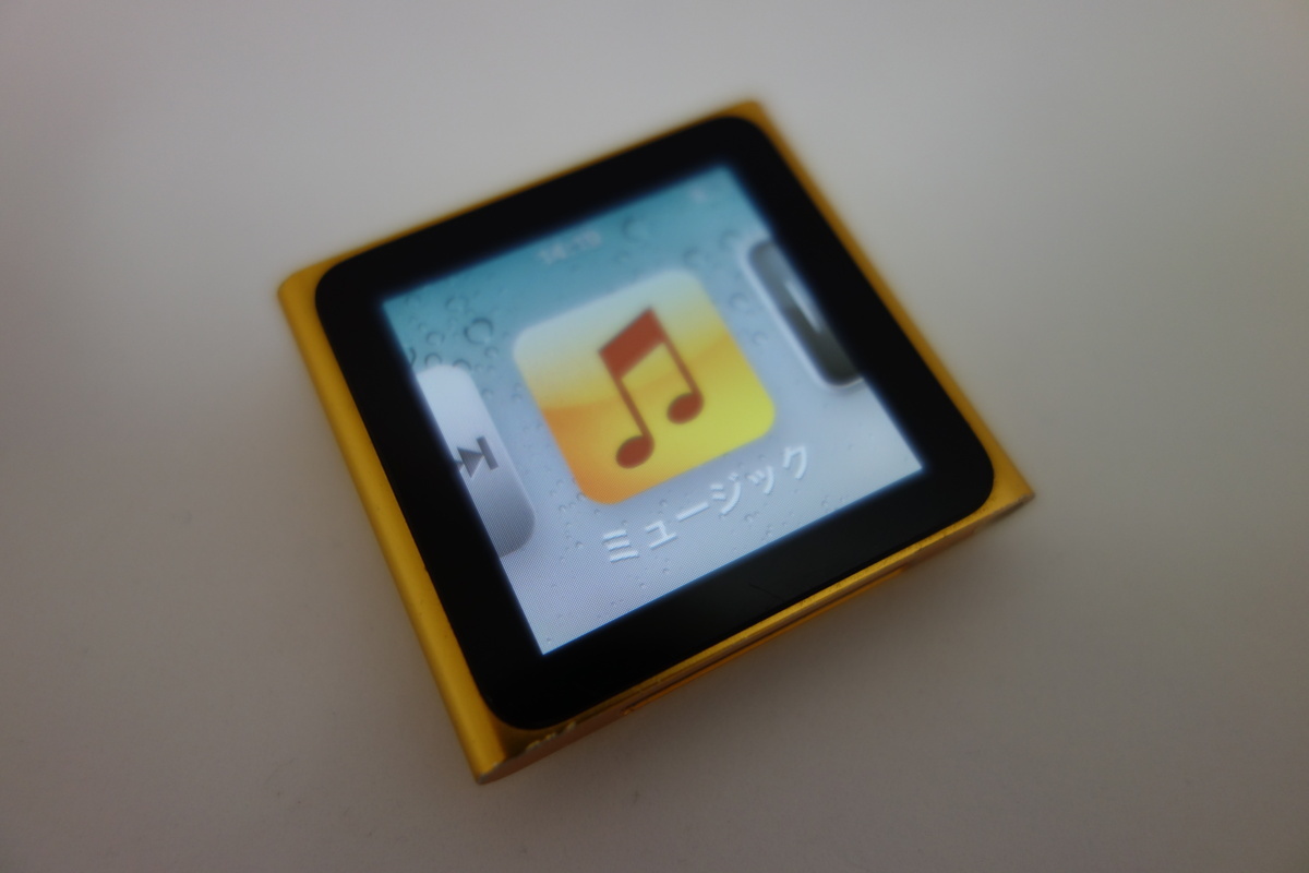 IP828 ♪第6世代 iPod nano 8GB 動作品（オレンジ） Apple iPod nano 8 GB