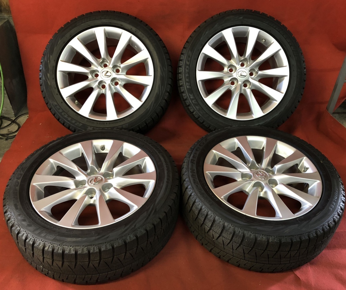 レクサス (中古)レクサス LS600H 純正18インチ タイヤ＆ホイールSET 