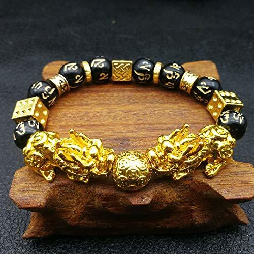 五本爪皇帝龍 天然石開運 財運 強力 金運 ・ 仕事運 ・ ギャンブル運 魔除け お守りブレスレット パワーストーン 12mm_2