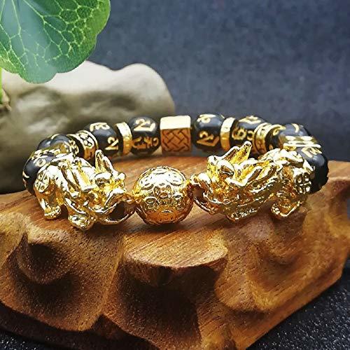 五本爪皇帝龍 天然石開運 財運 強力 金運 ・ 仕事運 ・ ギャンブル運 魔除け お守りブレスレット パワーストーン 12mm_4