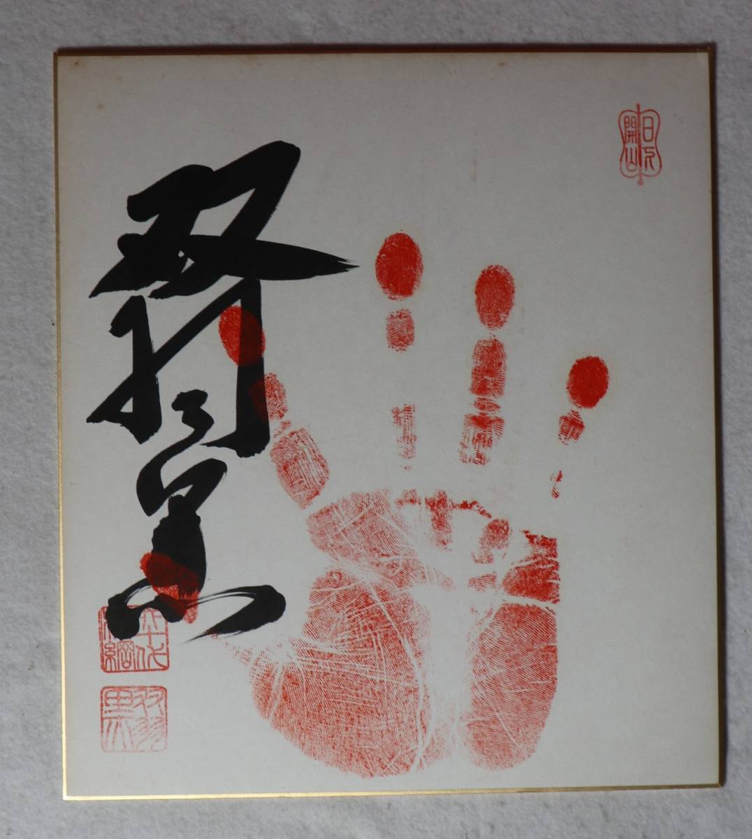 サイン 手形色紙 双羽黒 北尾光司 横綱 大相撲 D0081(相撲)|売買されたオークション情報、yahooの商品情報をアーカイブ公開 ...