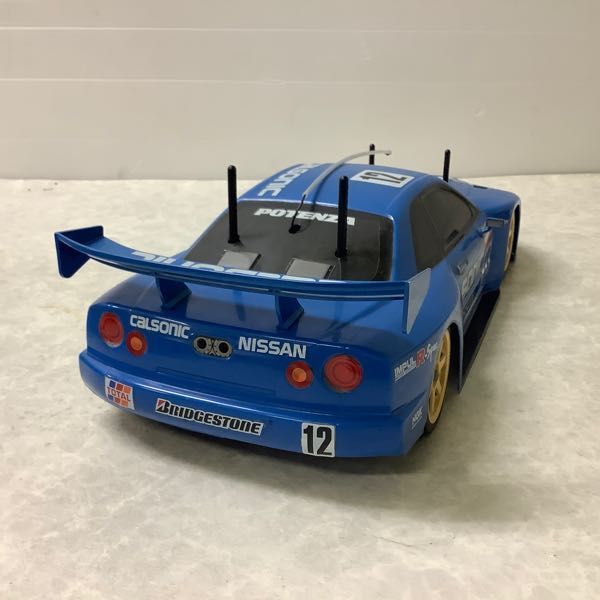 1円～ 組立済 タミヤ 1/10 カルソニック・スカイラインGT-R（R34）TL-01、アドスペックスポーツ 電動RCドライブセット / R/Cカー ラジコン_3