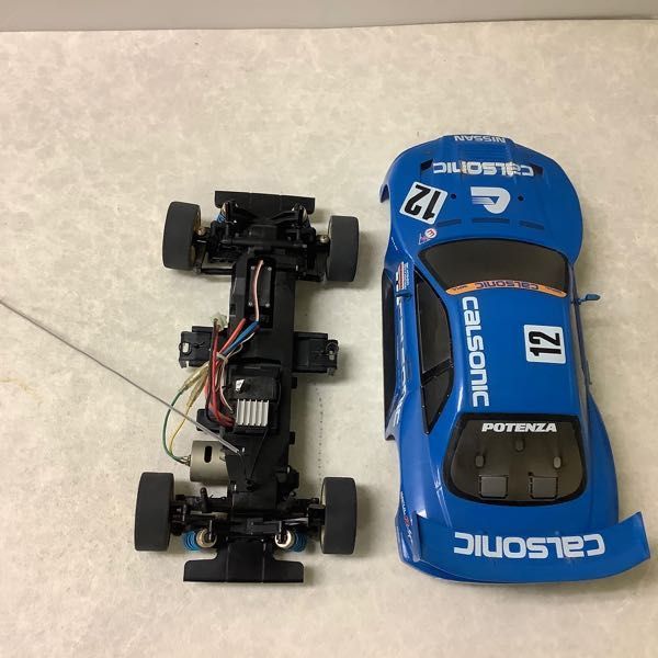 1円～ 組立済 タミヤ 1/10 カルソニック・スカイラインGT-R（R34）TL-01、アドスペックスポーツ 電動RCドライブセット / R/Cカー ラジコン_4