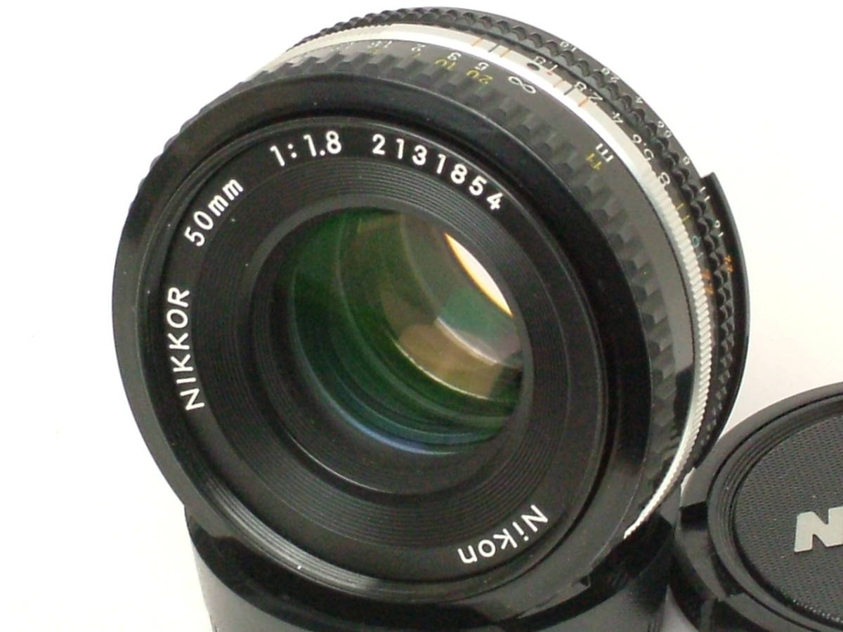Nikon NIKKOR 50mm F1.8　パンケーキレンズ 中古 Nikon NIKKOR 50mm F1.8 Ai-s パンケーキ 外観程度良品 （実用中古