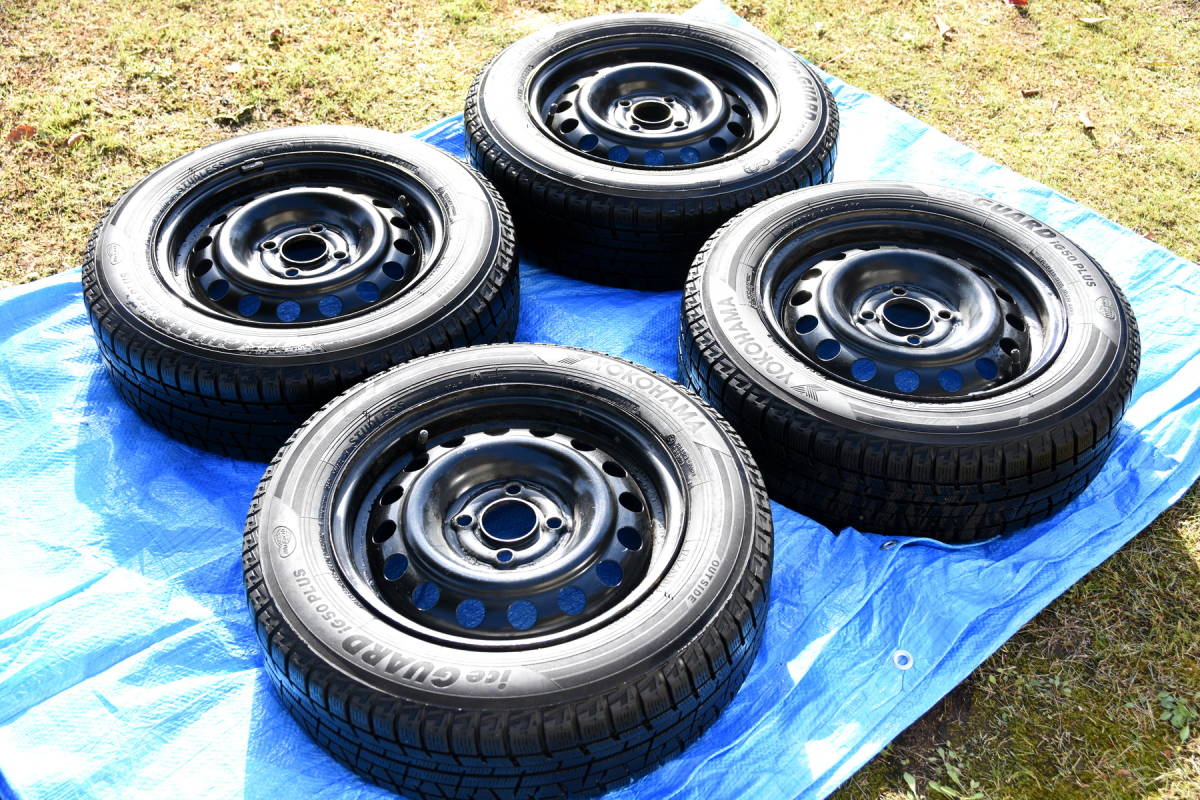 175/65R14 ヨコハマ アイスガードIG50プラス スタッドレスタイヤ4本