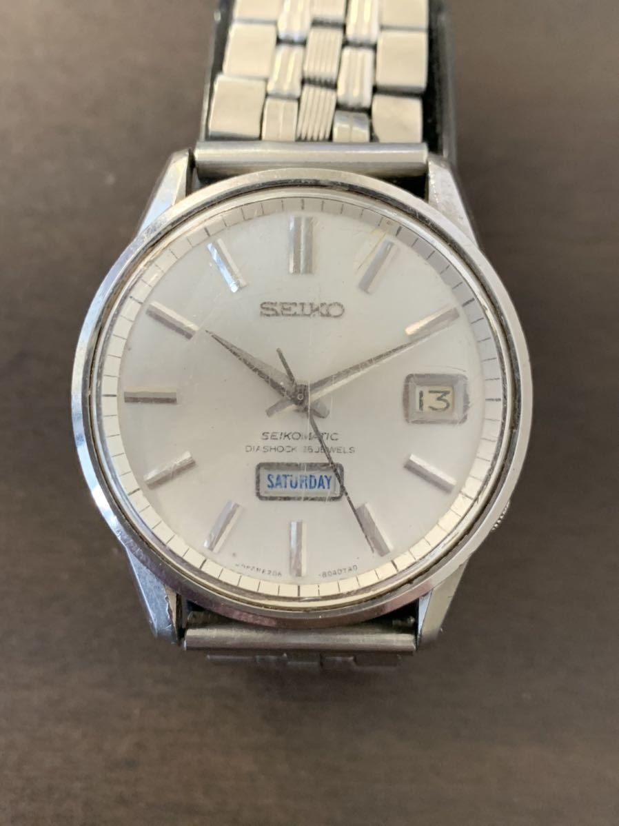☆SEIKO MATIC セイコー マチック メンズ腕時計 自動巻き 26石 6206 