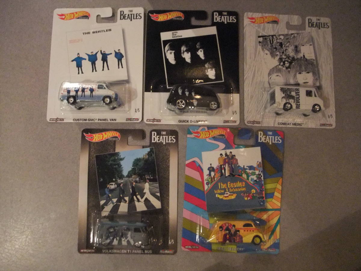 Hot Wheels ビートルズコレクション 5点セット ホットウィール Hot Wheels ビートルズ Beatles 5種類 5点セット こ度