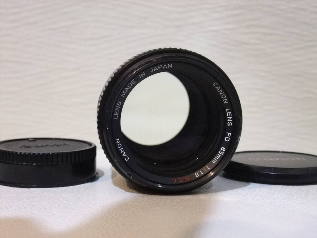 整備＆テスト済】Canon New FD 85mm F1.8 520 584 整備＆テスト済