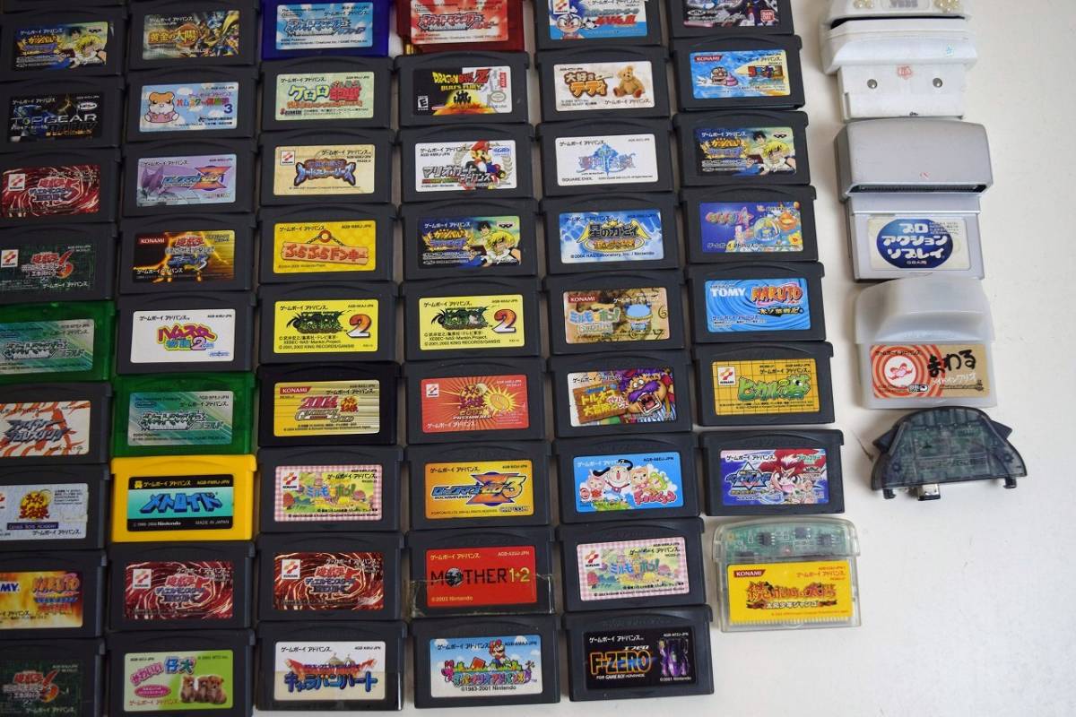 Y101J08☆NINTENDO/任天堂【ゲームボーイ アドバンス ソフト】90個/他6個