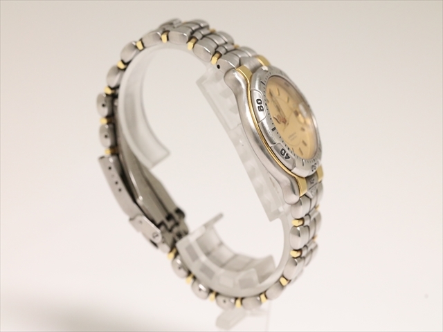 希少 タグホイヤー 6000シリーズ WH1253 金コンビレディースクォーツ 1