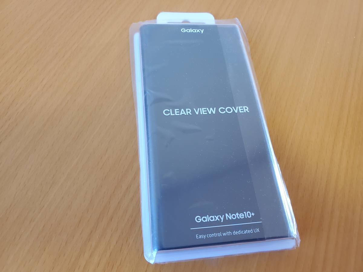 Galaxy CLEAR VIEW COVER 黒　未開封 Galaxy Note10+用
