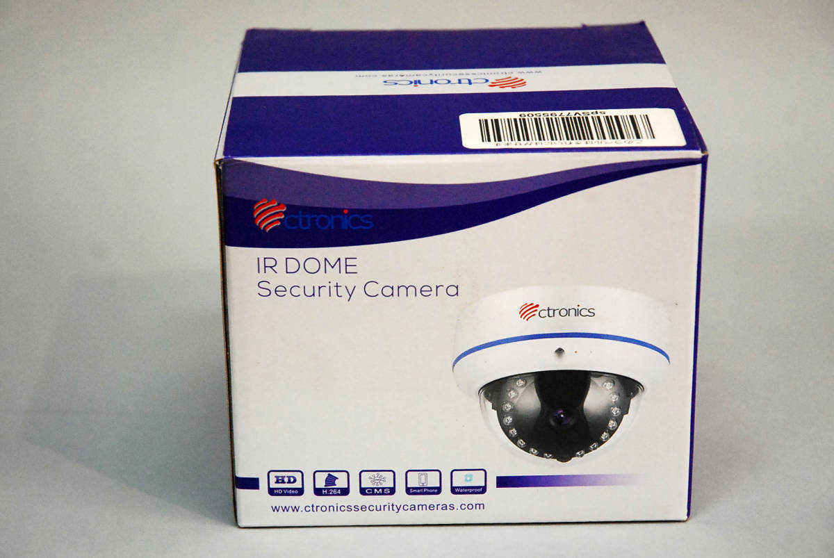 ◇◇ 未使用品 防犯カメラ ctronics IR DOME ドーム型防犯カメラ