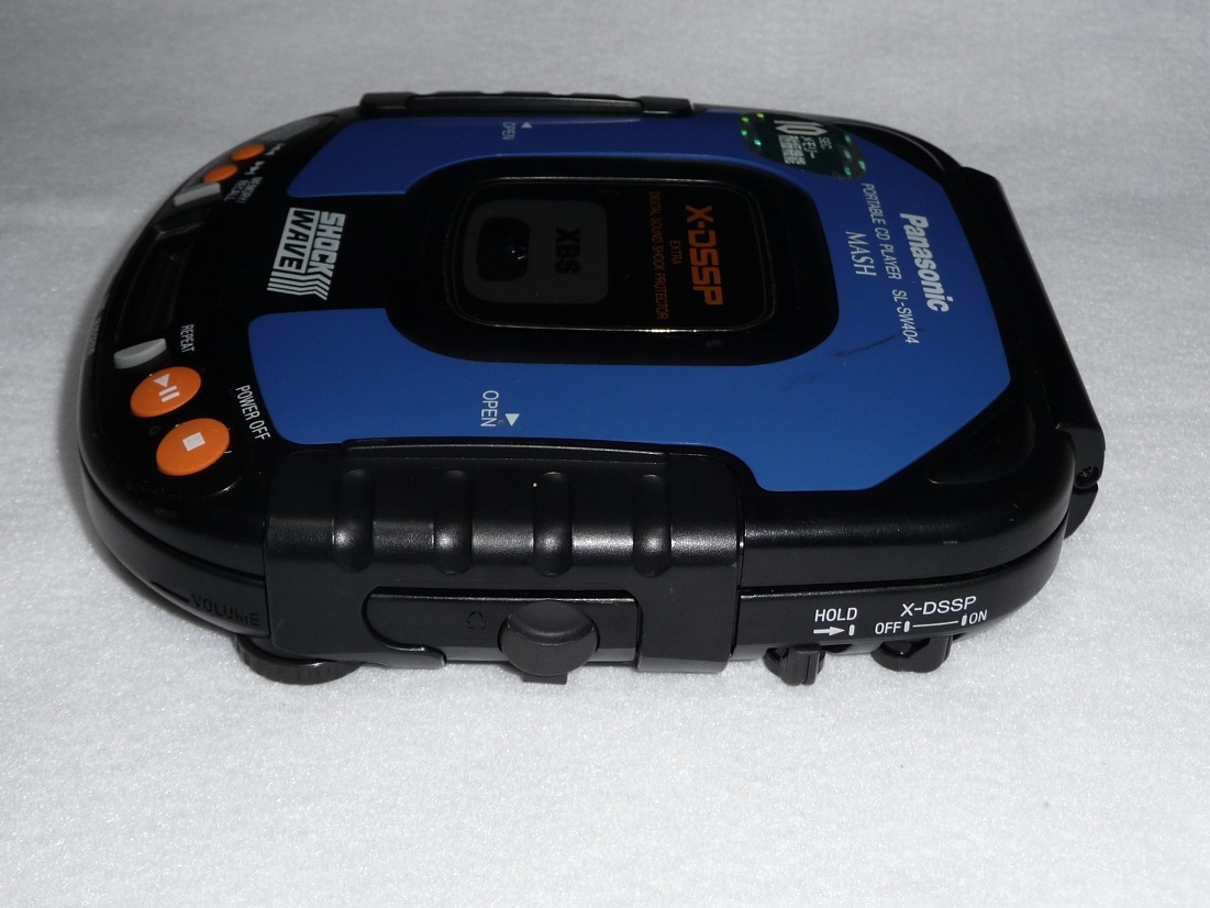 Panasonic SL-SW404 SHOCKWAVEブルー CDプレーヤー panasonic shock