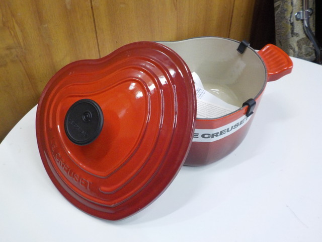 ハート Creuset) 両手鍋 ル・クルーゼ⁄ルクルーゼ(Le - ココット ル