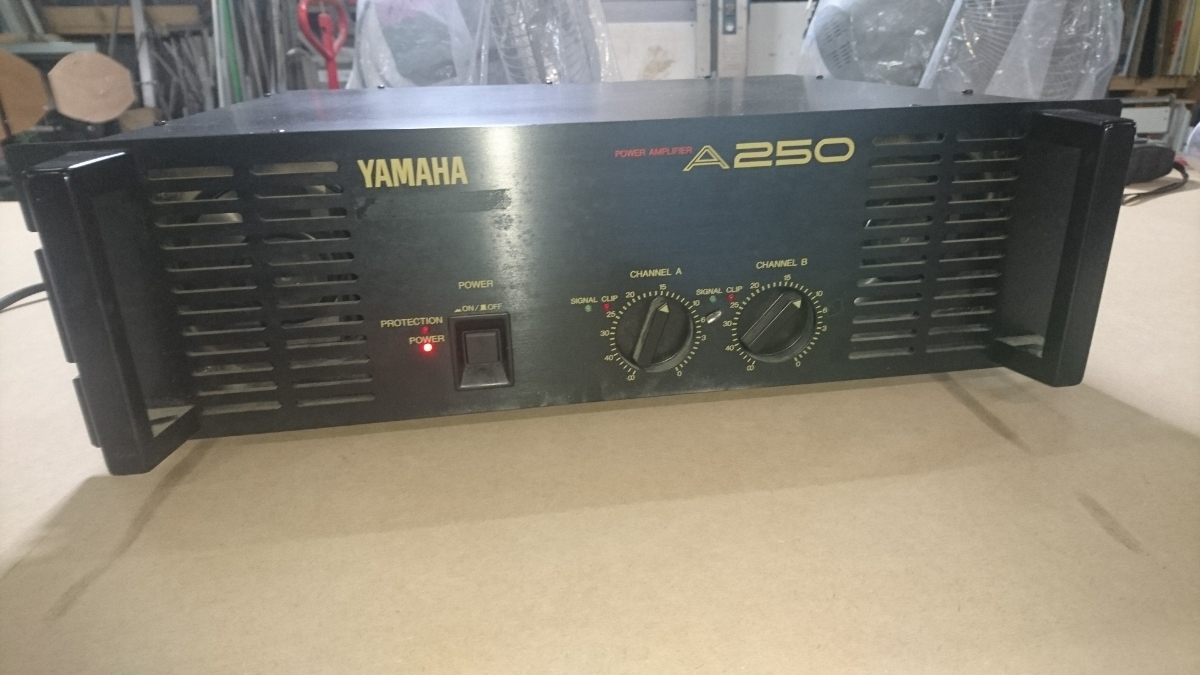 yamaha a250 パワーアンプ　中古品 ヤマハ A250 YAMAHA パワーアンプ AMPLIFIER POWER 中古 | 通電のみ
