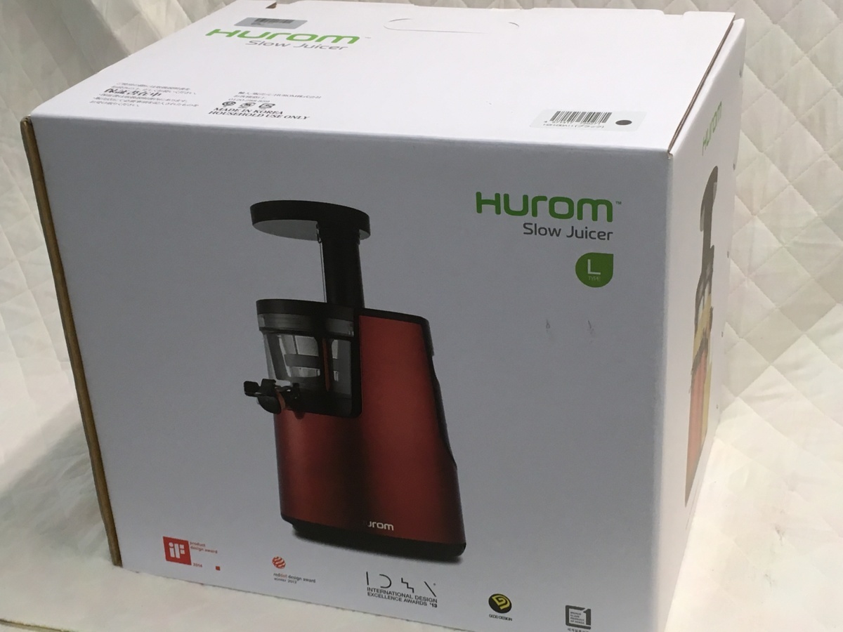 新品】 HUROM ヒューロム スロージューサー H2HBBA11 ブラック ミキサー