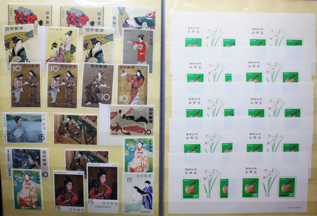 【品質保証，正規保証】 1950~1970年 額面総額 約2万4千円 多量約1400枚 切手 シート バラ切手 高額 記念切手 お年玉 普通切手 アンティーク(その他)｜売買されたオークション情報、yahooの商品情報をアーカイブ公開 - オ その他