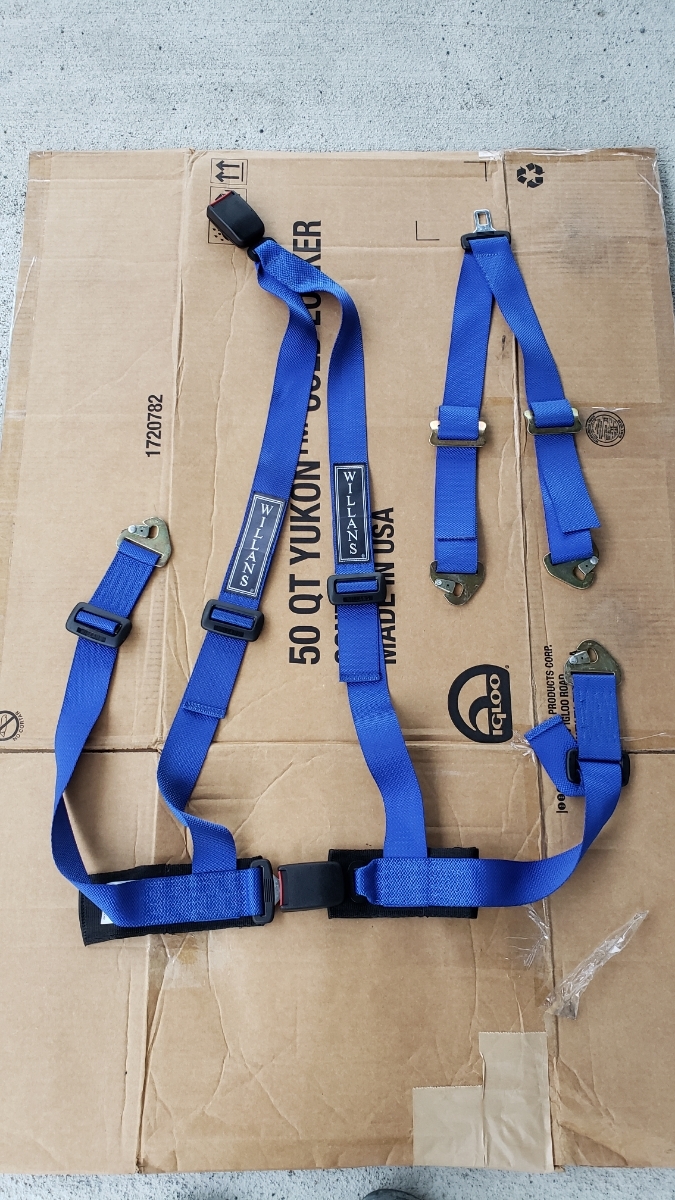 WILLANS ウィランズ レーシングハーネス 4点式シートベルト①_1