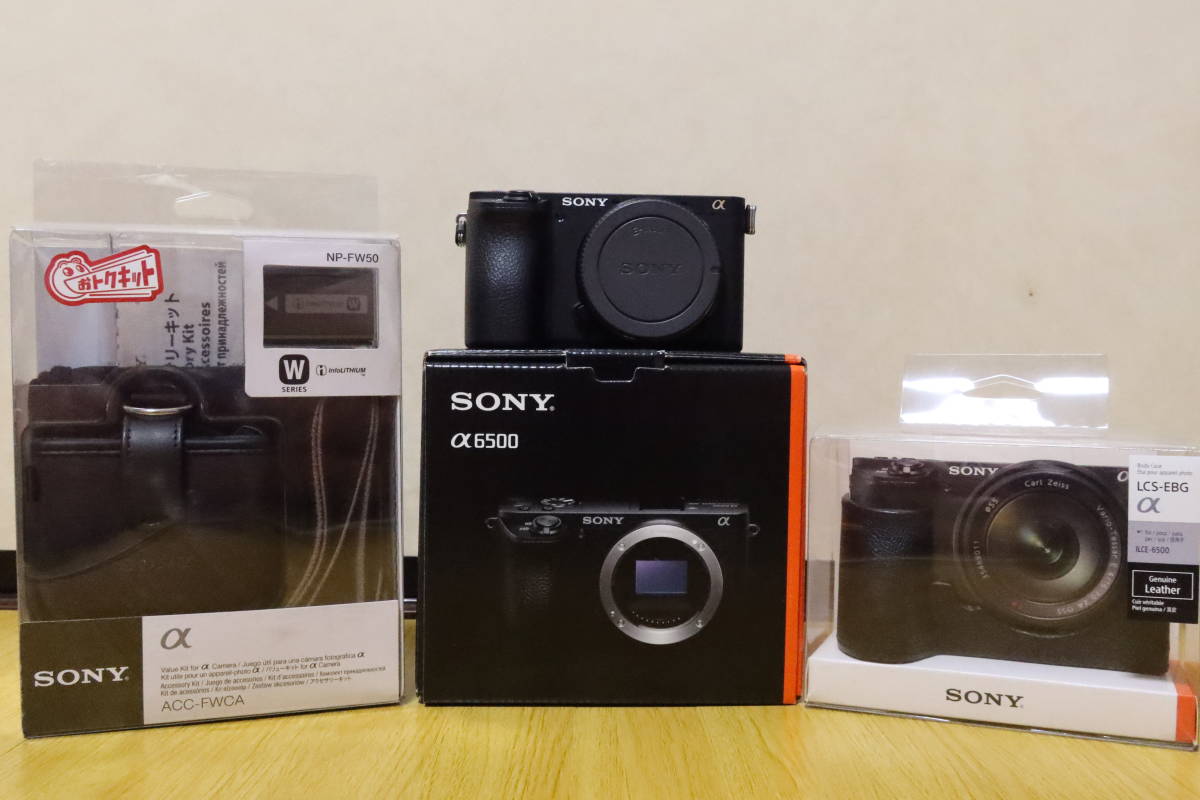 ソニー SONY α6500 ボディーケース LCS-EBG 超美品 SONY α6500 ILCE