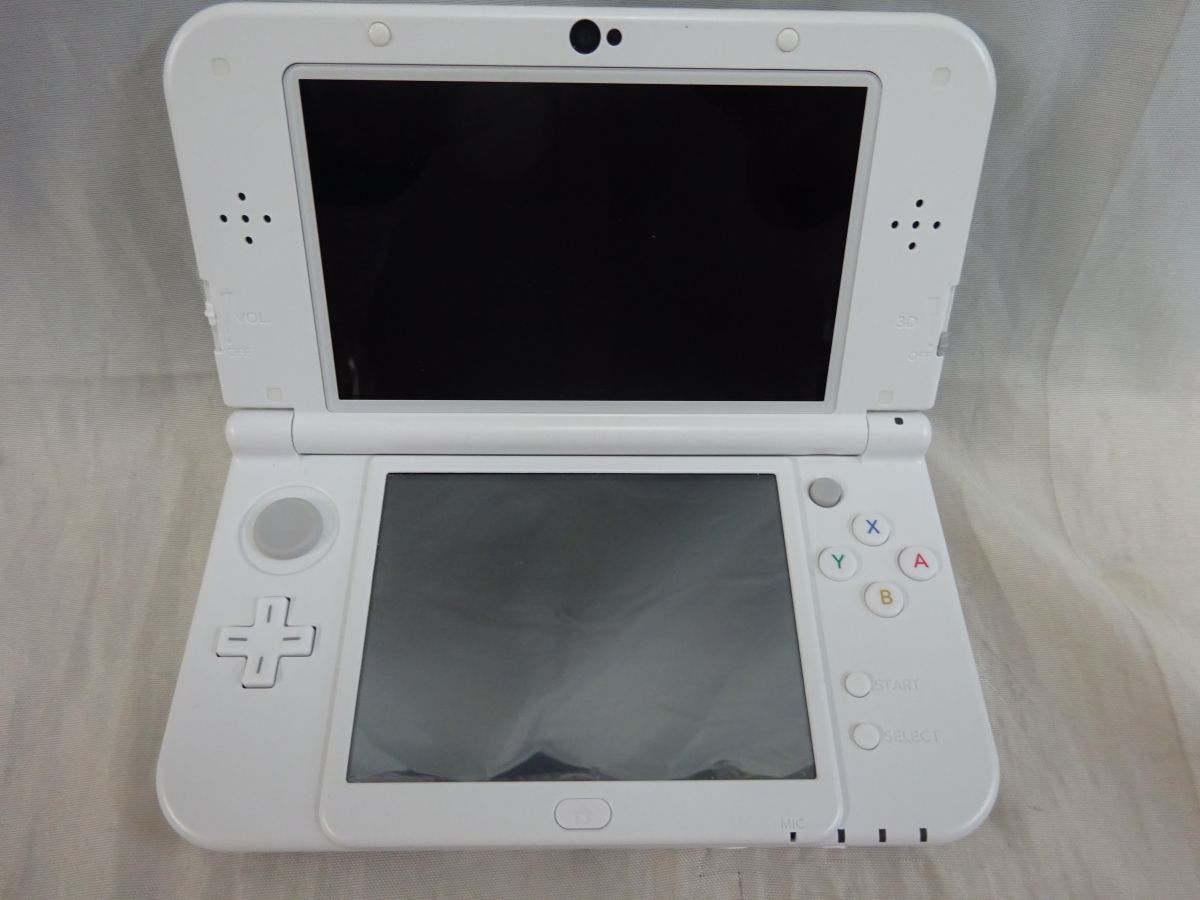 FG678） Newニンテンドー3DSLL 本体のみ パールホワイト　動作確認済 使用感少 良品 純正タッチペン有り