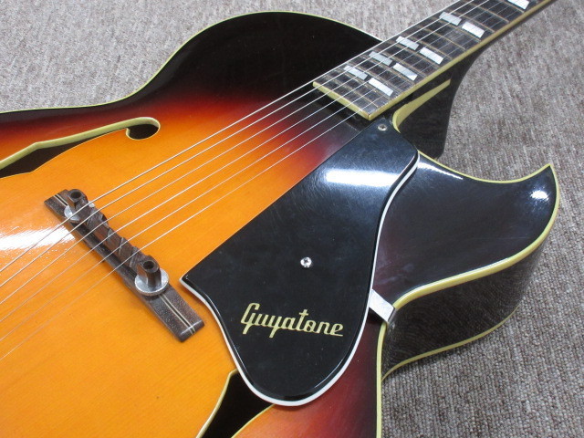 珍品 GUYATONE グヤトーン フルアコ アーチトップ ピックギター セット