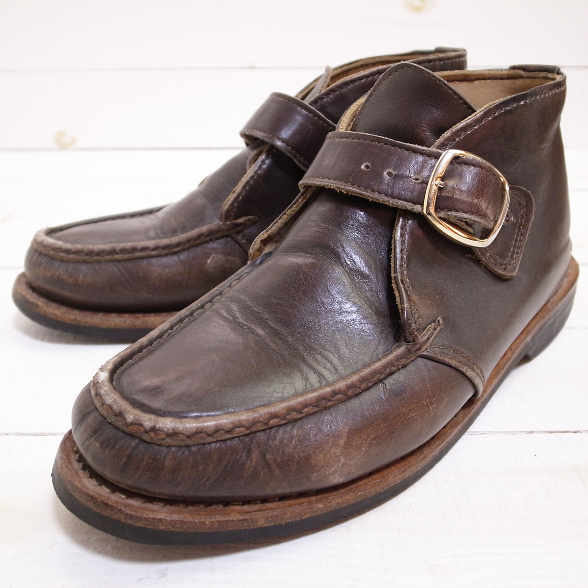 RUSSELL MOCCASIN ラッセルモカシン チャッカブーツ モンクストラップ