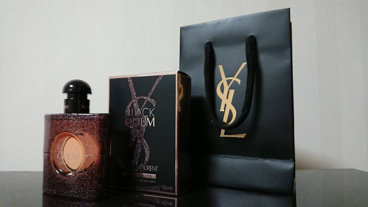 ほぼ新品☆YSL イヴサンローラン ブラックオピウムグロウ オーデトワレ
