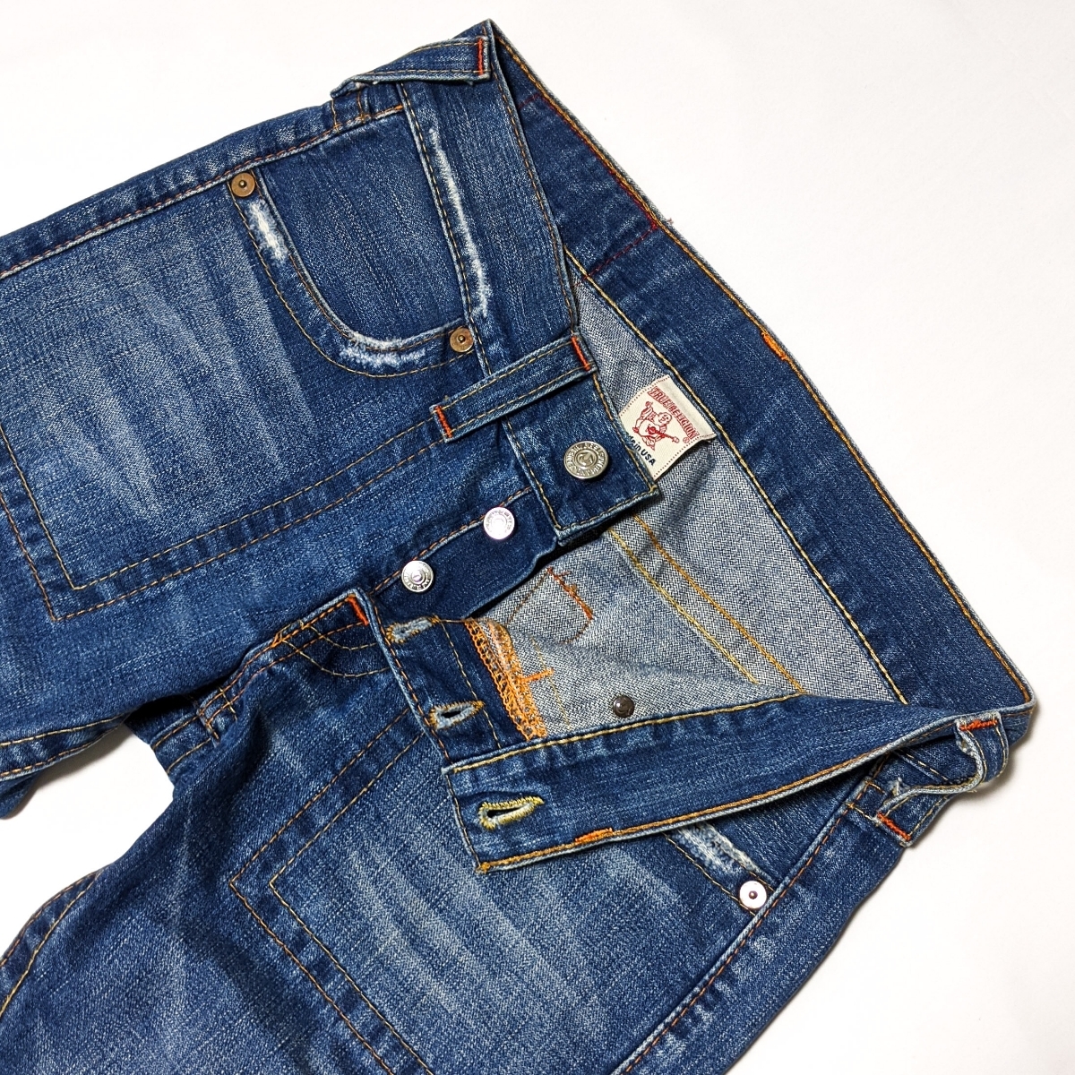 トゥルーレリジョン TRUE RELIGION ボタンフライ ジーンズ デニム 