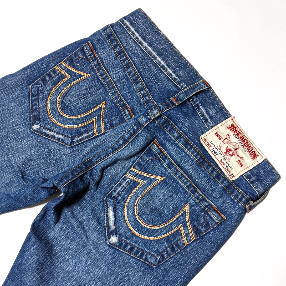 トゥルーレリジョン TRUE RELIGION ボタンフライ ジーンズ デニム 