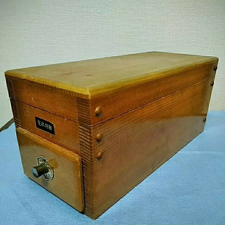 京都 有次 特製 鰹節削り器 料理道具 昭和レトロ 木製 かつお節 鰹節