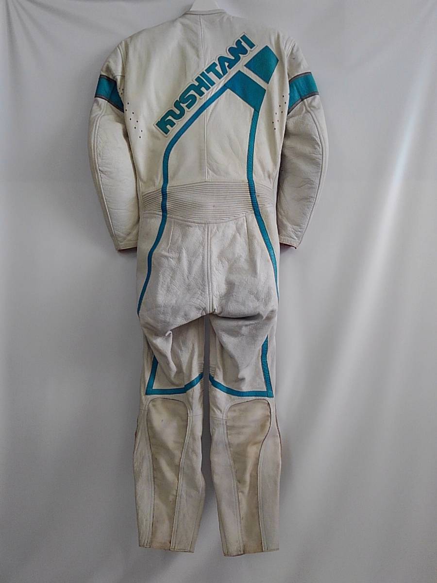 k-132-4131【中古】KUSHITANI レザーレーシングスーツ つなぎ Mサイズ