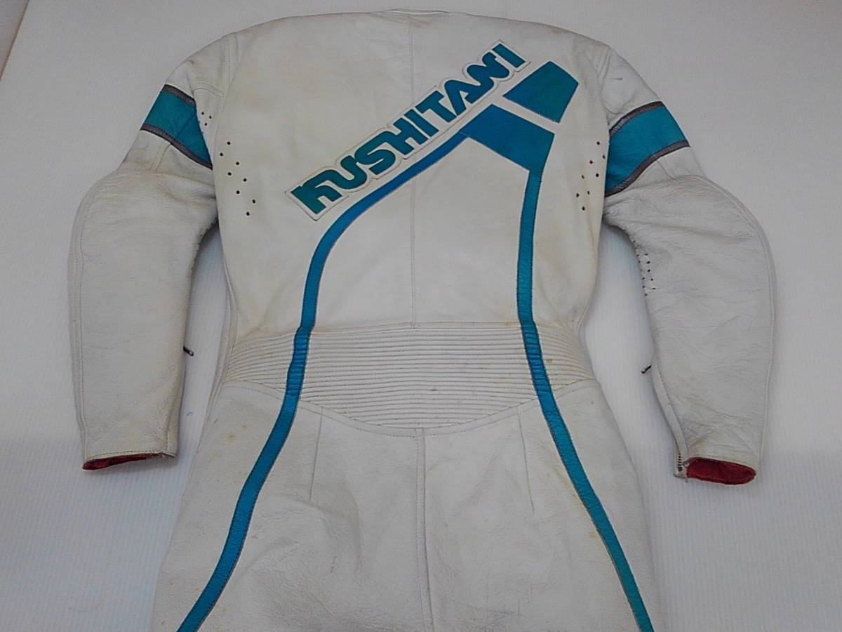 k-132-4131【中古】KUSHITANI レザーレーシングスーツ つなぎ Mサイズ