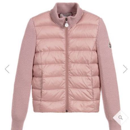 MONCLER☆モンクレール☆完売人気☆ダウンニットカーディガン☆ピンク 