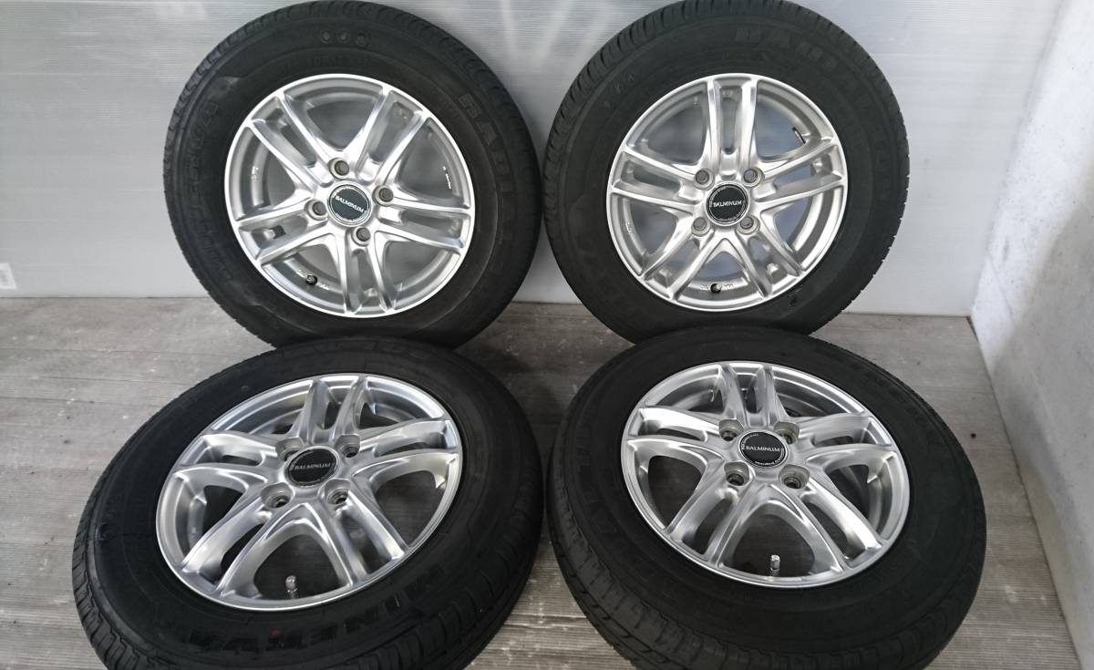 ③ 145/80/R13 9分目 BALMINUM パッソ N-BOX+ ラパン ココア キャンバス タント ウェイク ブーン トール 等 - メルカリ 2026年最新BALMINUMの人気アイテム