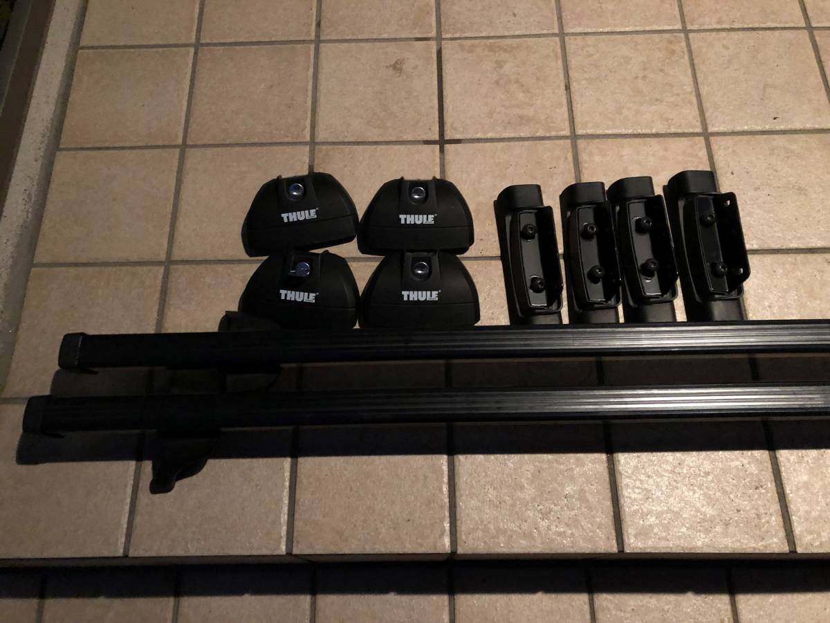 THULE スーリー エクストレイルT31用 ルーフキャリア取付3点セット 