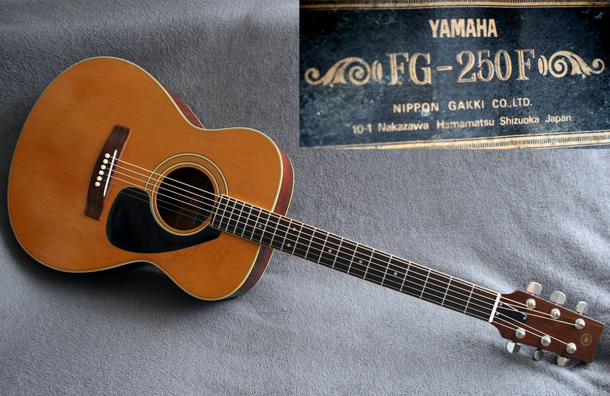 激鳴り☆「 ヤマハ YAMAHA 」FG-250F ☆ 黒ラベル ☆ Jビンテージ