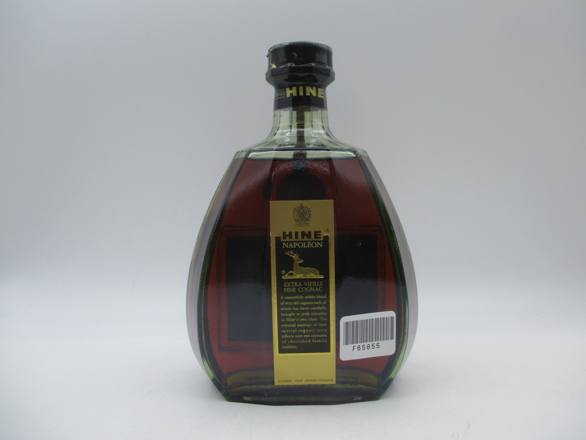 【古酒】HINE NAPOLEON EXTRA VIEILLE FINE COGNAC ハイン ナポレオン グリーンボトル コニャック ブランデ― 700ml 40% 未開栓 F65855