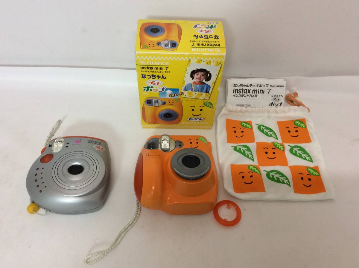 FUJIFILM 富士フィルム チェキ なっちゃん instax mini 7 桃の天然水