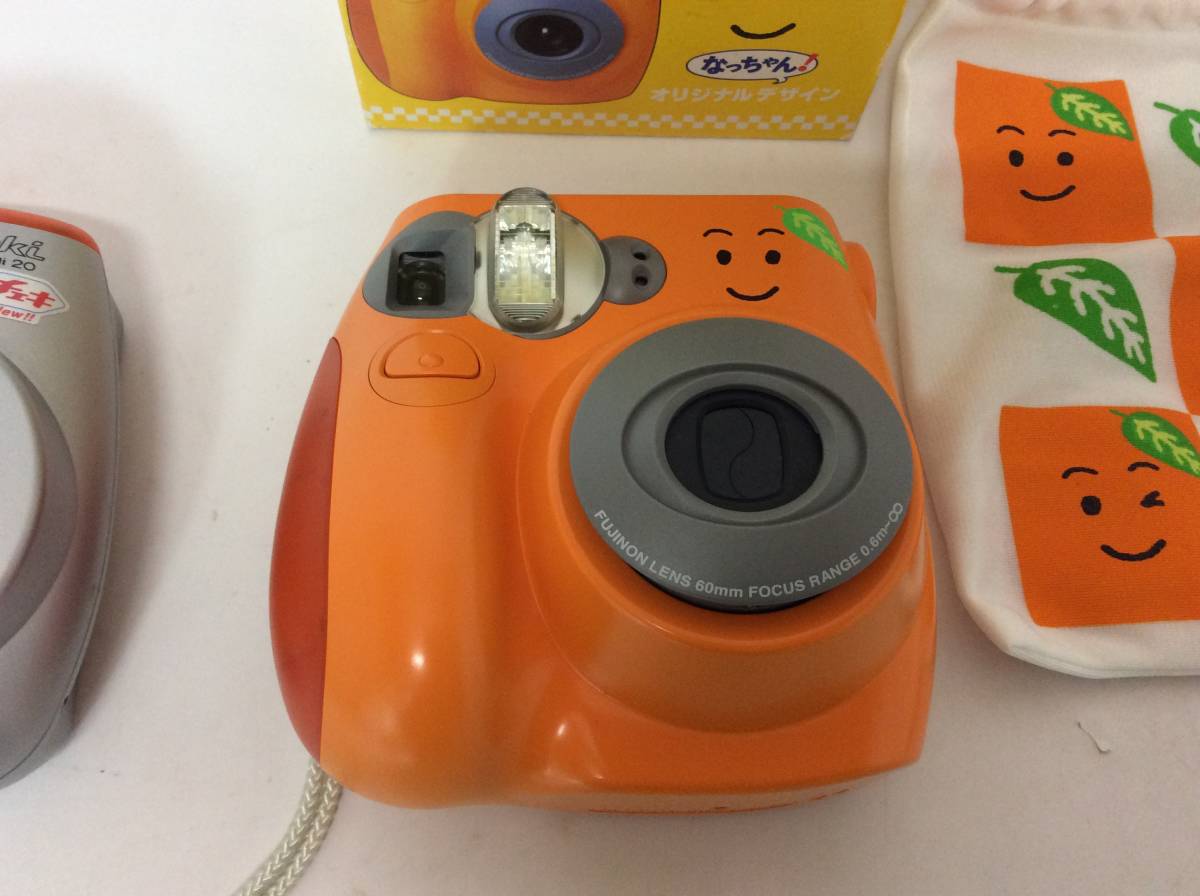 FUJIFILM 富士フィルム チェキ なっちゃん instax mini 7 桃の天然水