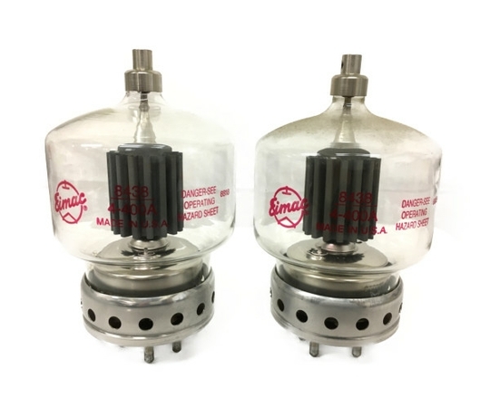 Eimac 8438 4-400A ペア 真空管 オーディオ 音響 ジャンク T4530578