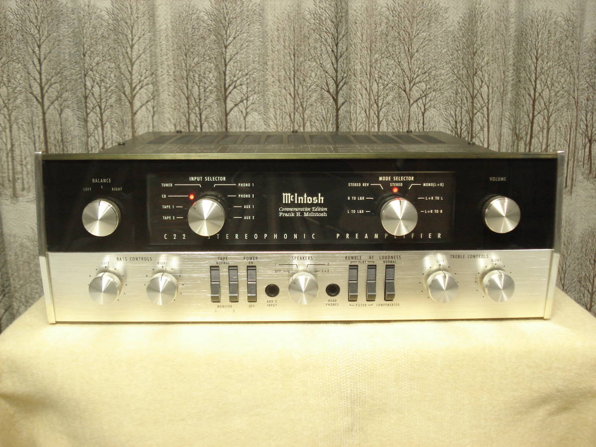McIntosh /C22(復刻版)/プリアンプ 現状動作品 McIntosh、70周年記念