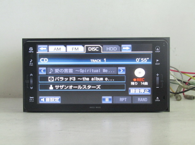 トヨタ 純正ナビ NHZN-W61G 地図データ 2011年 春 フルセグ ⁄ DVD ⁄ CD