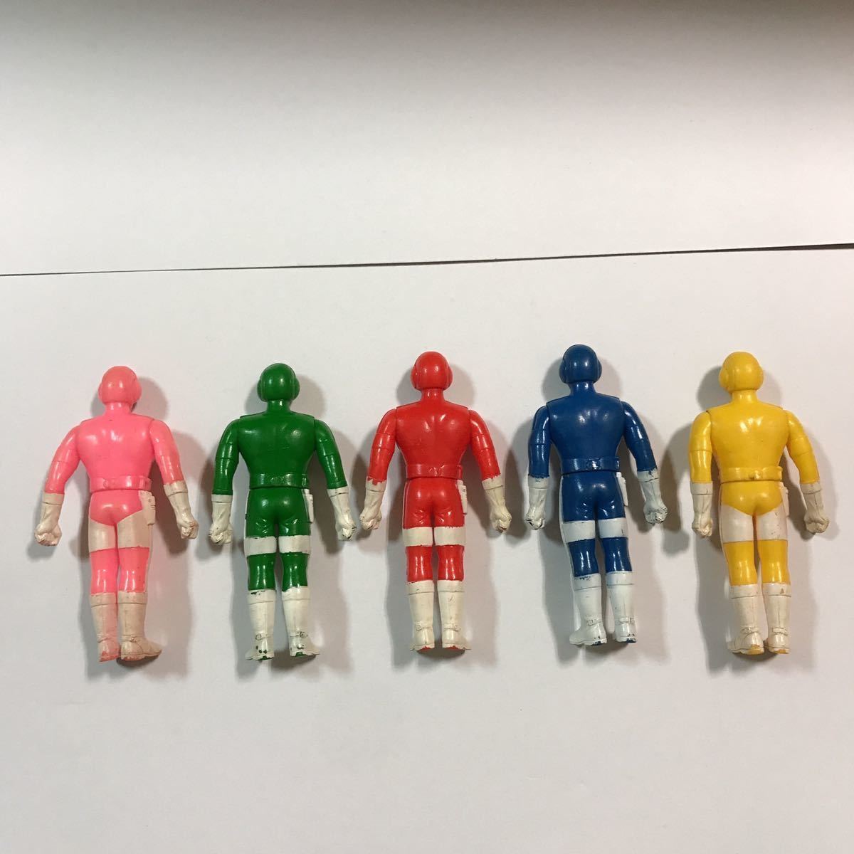 超電子バイオマン バンダイ ミニソフビ 超電子バイオマン 5体セット