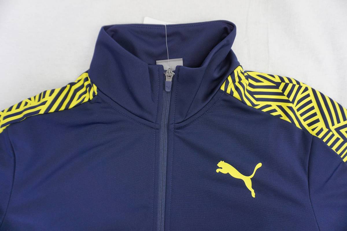 PUMA プーマ ジャージ メンズ 上下セット ネイビー×イエロー ジャージ上下セット ネイビー スポーツウェア ポリ Lサイズ イエロー ヒットユニオン セットアップ 上下 価格.com