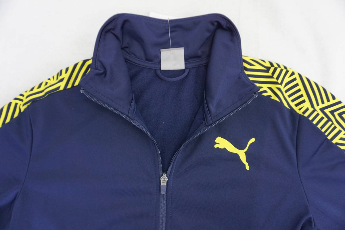 PUMA プーマ ジャージ メンズ 上下セット ネイビー×イエロー ジャージ上下セット ネイビー スポーツウェア ポリ Lサイズ イエロー ヒットユニオン セットアップ 上下 価格.com