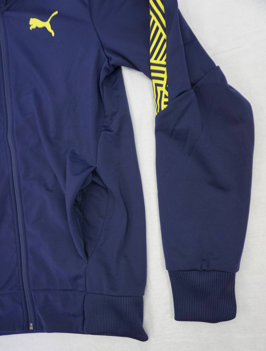 PUMA プーマ ジャージ メンズ 上下セット ネイビー×イエロー ジャージ上下セット ネイビー スポーツウェア ポリ Lサイズ イエロー ヒットユニオン セットアップ 上下 価格.com