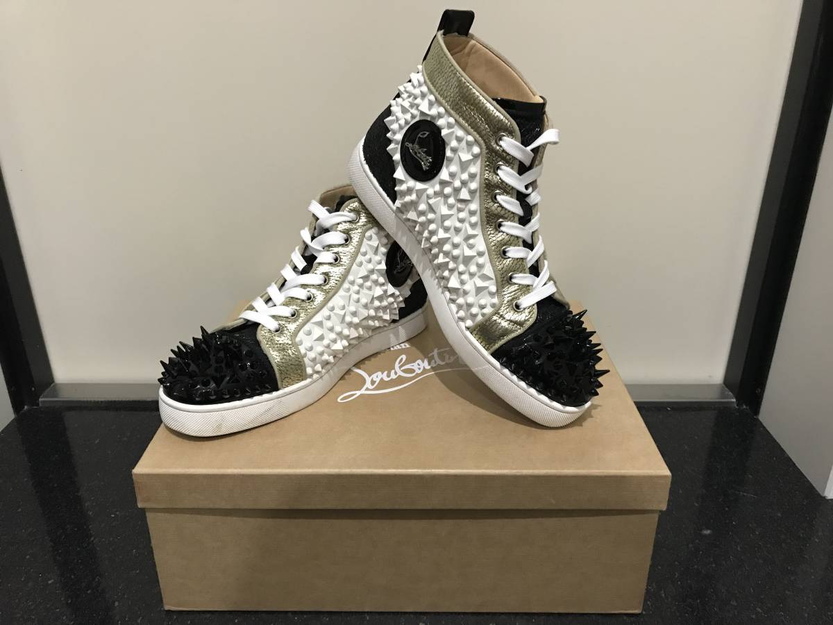 純正直営店 CHRISTIAN LOUBOUTIN Louis pik-bis flat pat/neo dna 41.5 