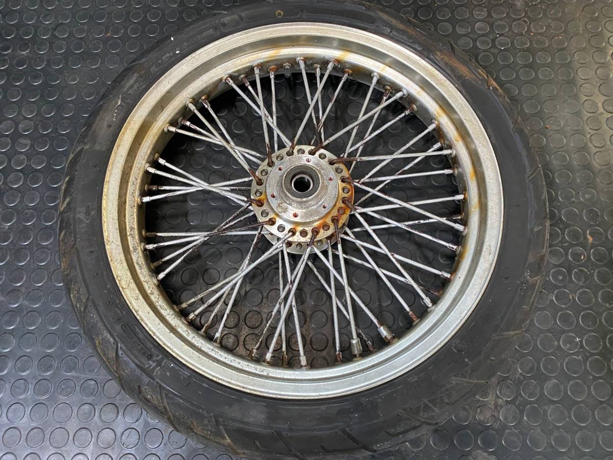 CB400Four フロントスポークホイール、綺麗、18x3.00☆NC36 D.I.D