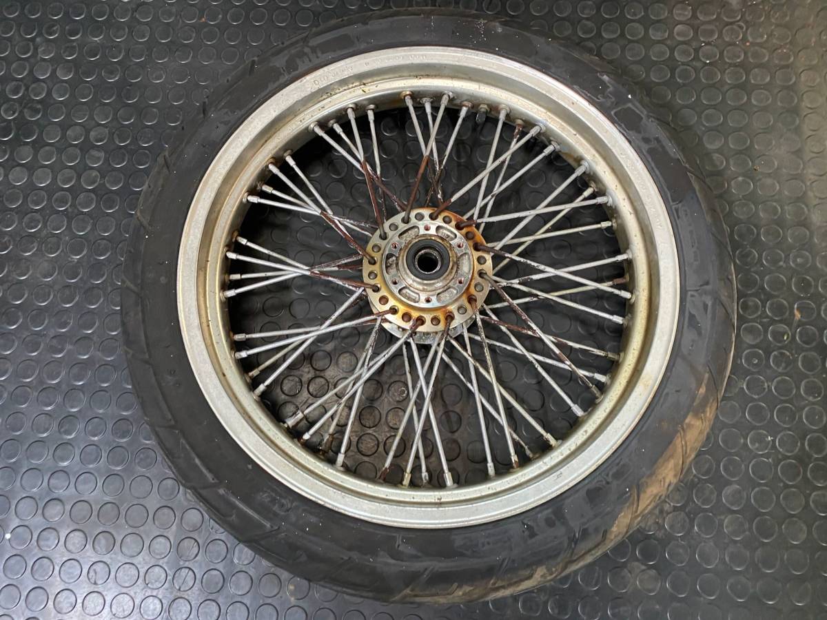 CB400Four フロントスポークホイール、綺麗、18x3.00☆NC36 D.I.D